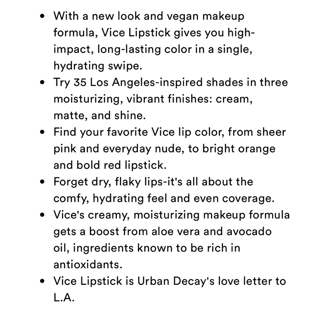 NEW Urban Decay Açaí vice lipstick - Picture 8 of 8
